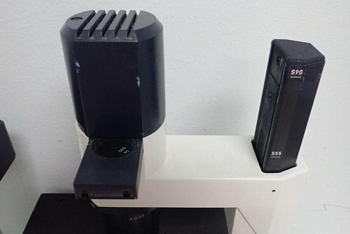 Used Leica DMIL Inverted Microscope Type 090-131.001 with 3 Objectives