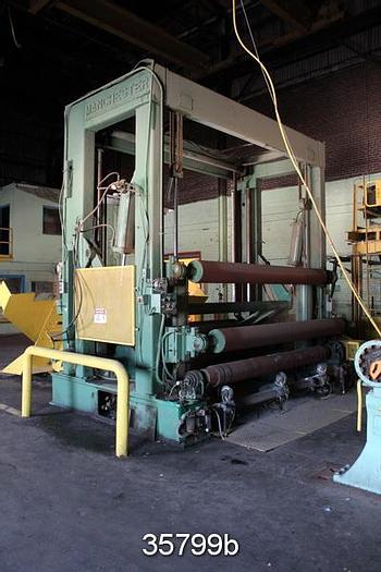 Used Manchester W-400M 2 Drum Slitter Rewinder, 110" Roll Face #35799