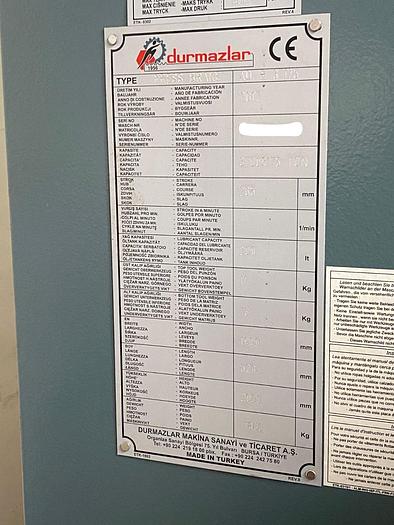 Used 2017 DURMA AD-R 37175