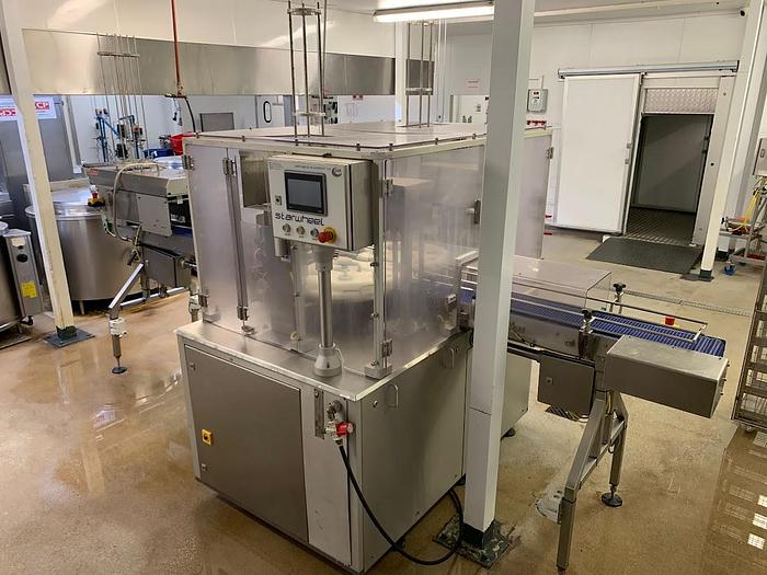 Very good used PACKAGING AUTOMATION STARWHEEL POT FILLER