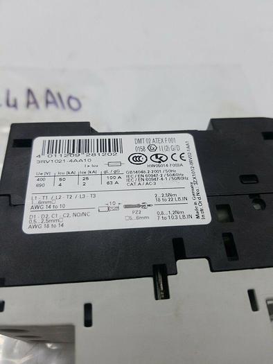 Used SIEMENS 3RV1021-4AA10