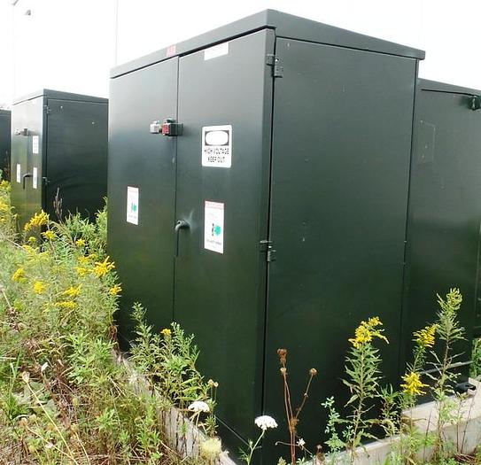 Used 2013 ABB 750 KVA, 27600 Delta 460 Y/265 Transformer