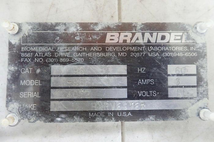 Used Brandel Biomedical Research Model M-96 96 Well Plate Harvester
