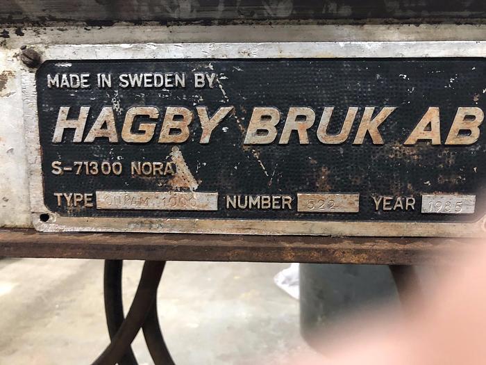 Used 1985 Hagby Hagby Onram 1000 underground diamond drill