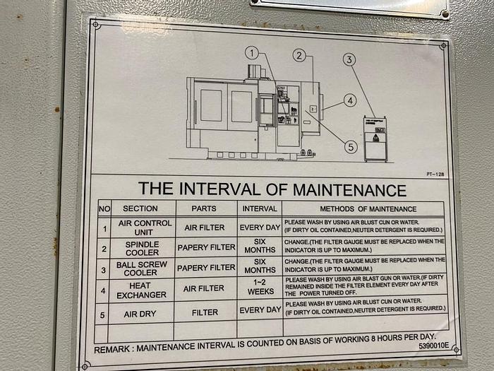 Used 2007 Dah Lih PT 128 5 Axis Machining Center