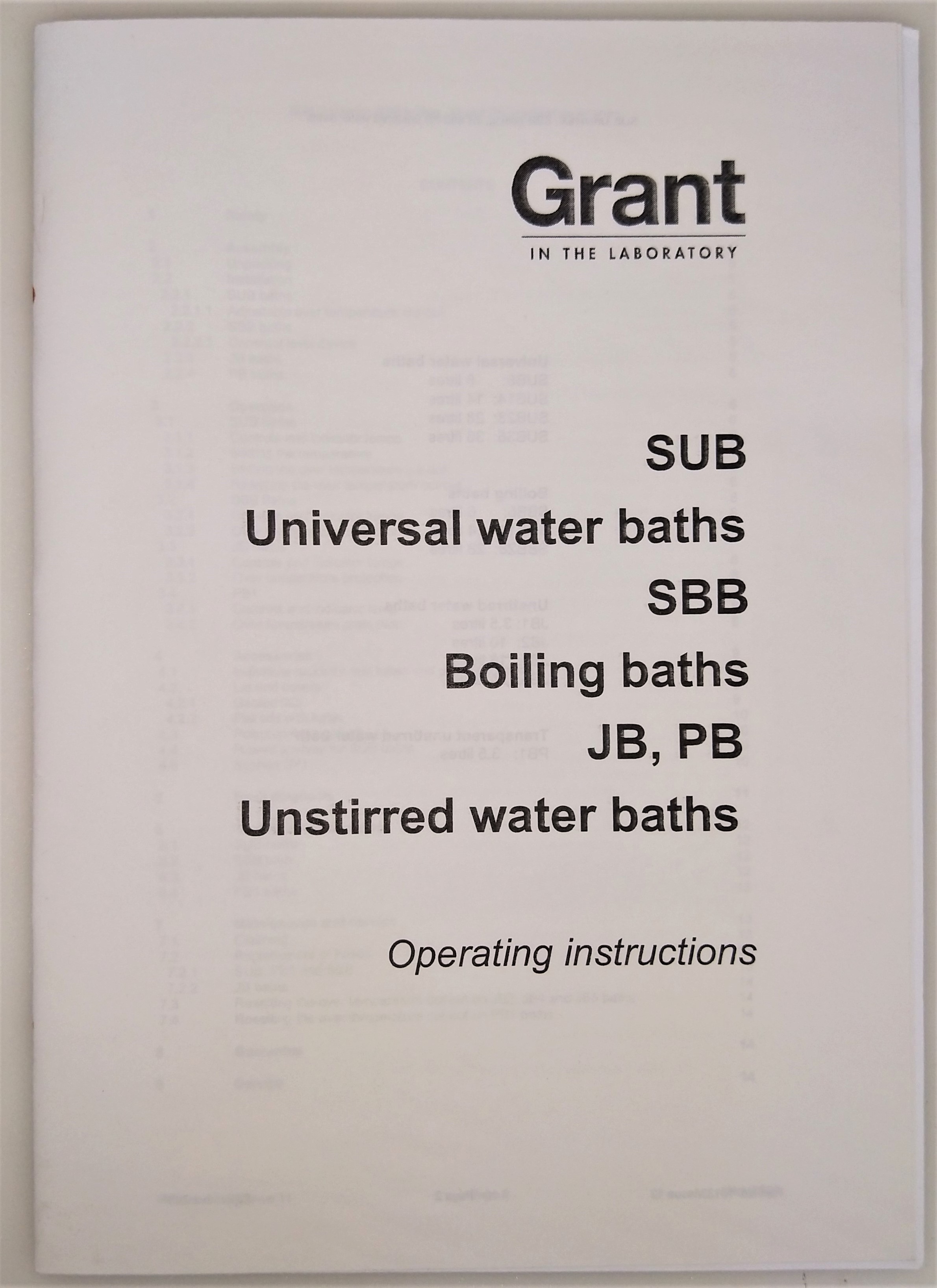 New Open Box Grant JB2L Analog Water Bath - 10L