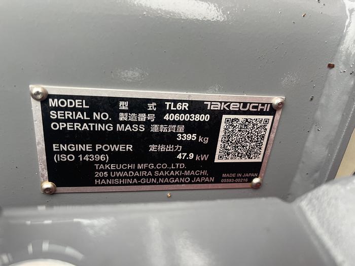 2022 Takeuchi TL6R