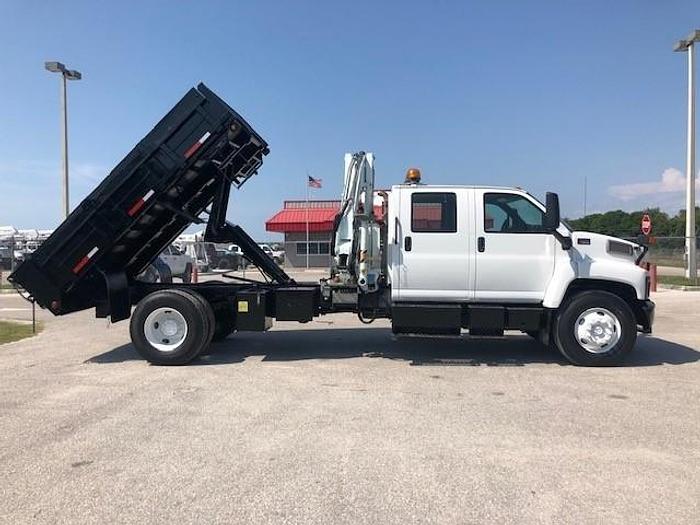 Used 2008 GMC 7500 Crew Cab Dump Bed 9,590 lb Knuckle Boom - C08711