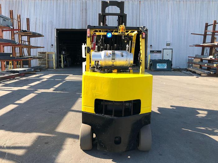 12,000 POUND ROLL CLAMP FORKLIFT TRUCK W/ 60” DIAMETER CASCADE ROLL...