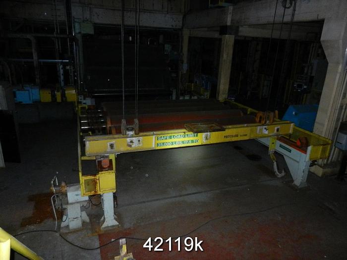 Used Beloit Reel, 185" Drum Face With Spools and Controls #42119