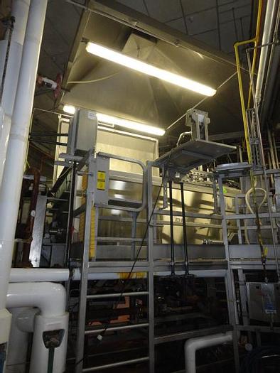 Used Blentech Blender, jacketed, hollow flight & injection. 2012 with Blentech Dumper