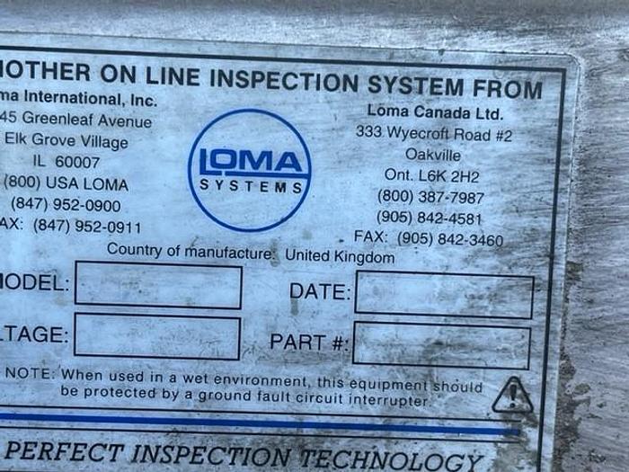 Used Loma IQZ High Speed Conveyor Pass