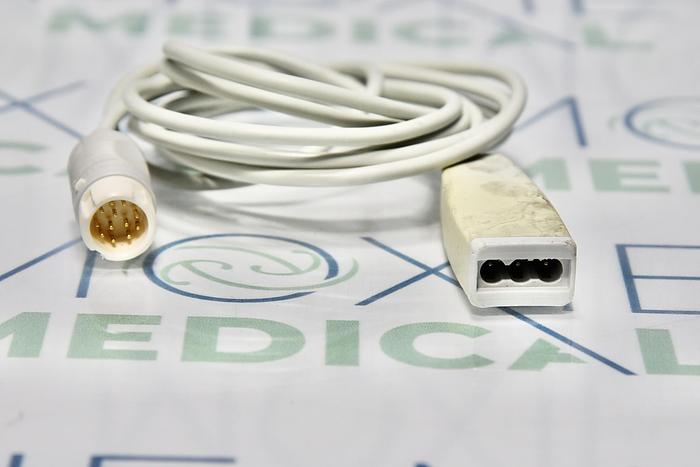 Used Philips M1669A (989803145071) CBL 3-Lead ECG Trunk Kit, AAMI / IEC 2.7