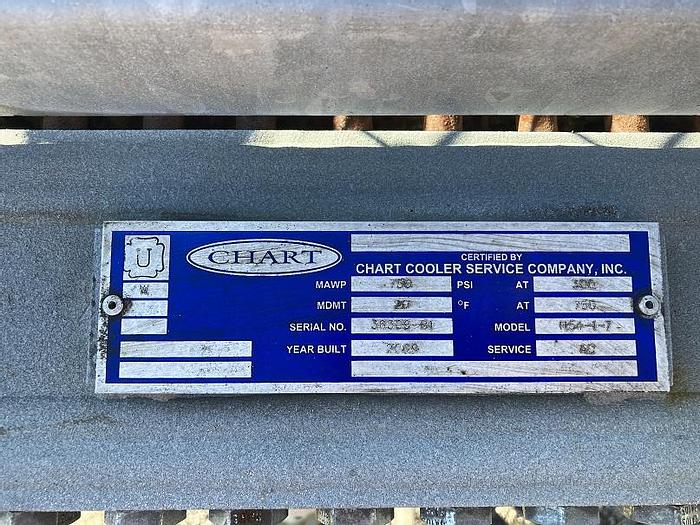 Used Used Chart Cooler Service Co. Inc Air Fin Cooler Model 1-HF54-1-7