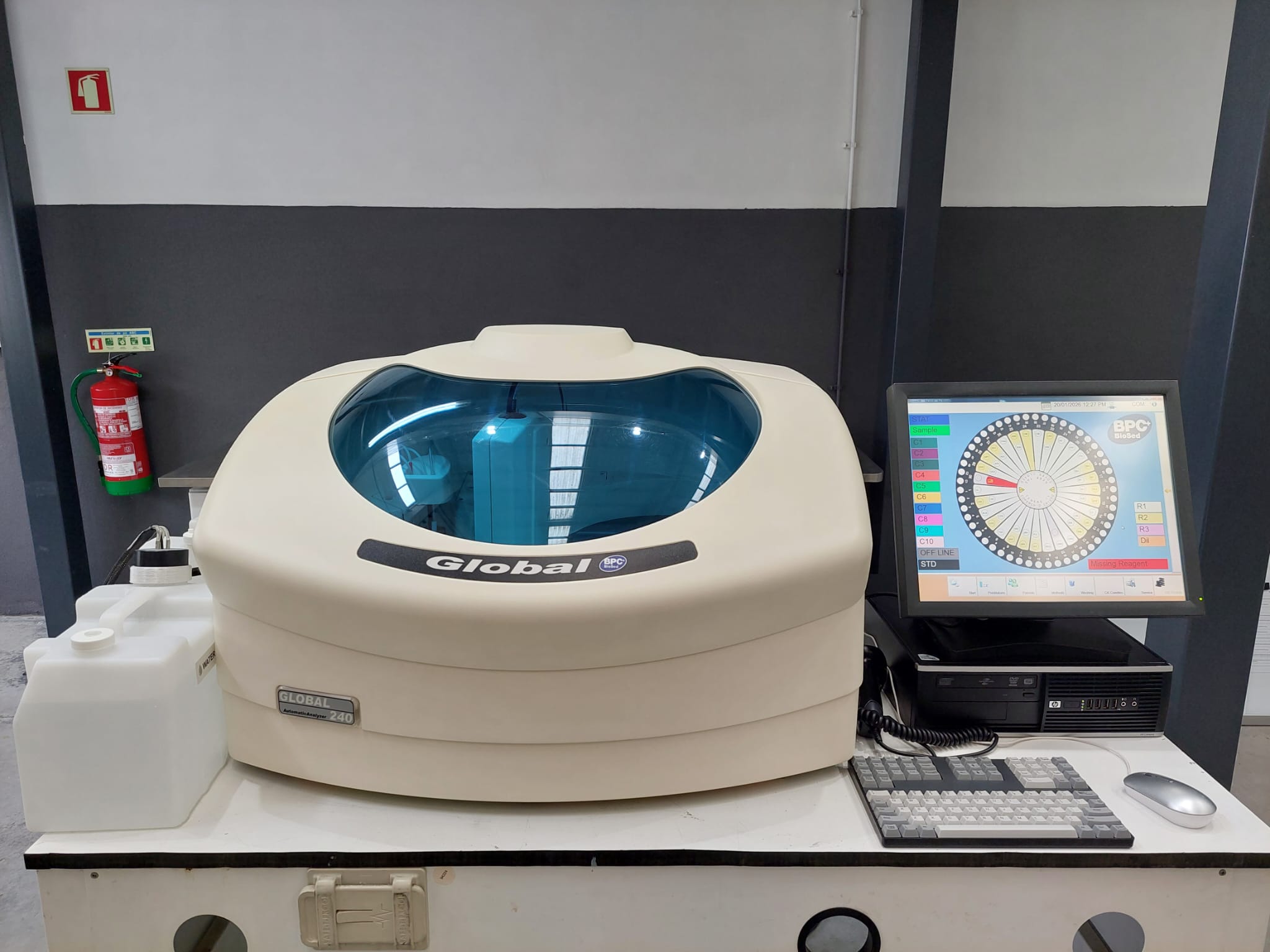 Refurbished Global 240 chemistry auto-analyzer