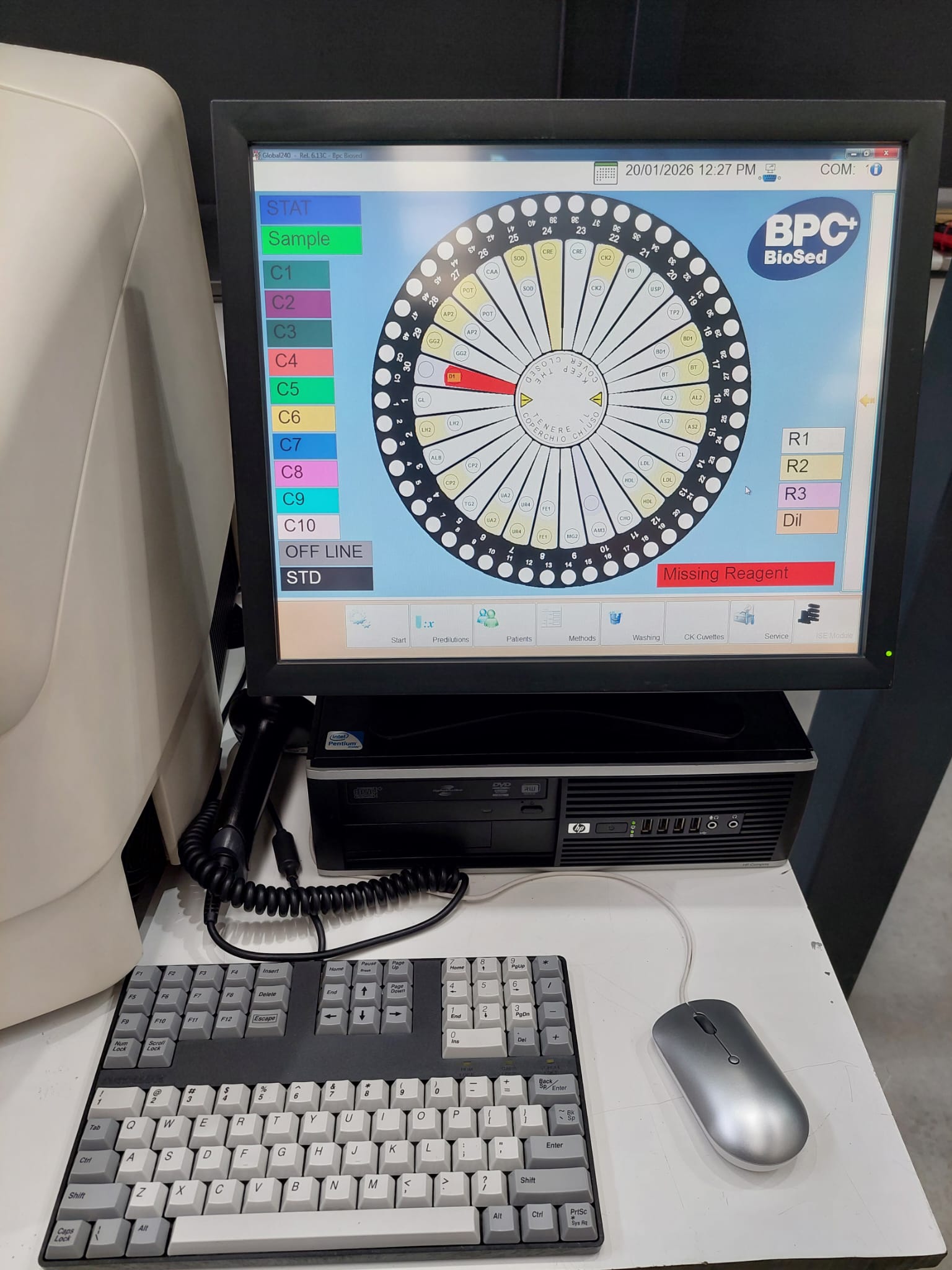 Refurbished Global 240 chemistry auto-analyzer