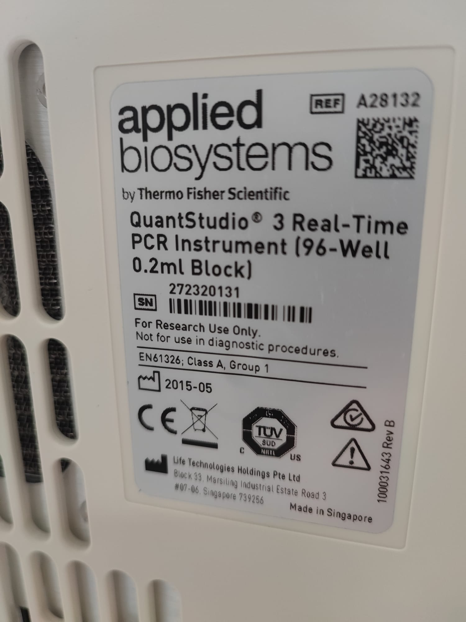 Usado Real time thermal cycler