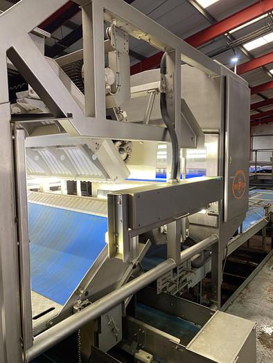 Used Concept Engineers Optical Grader with all associated take/away conveyors. Model- TRIPLUS12122230 Serial no-99334 YOM-2013