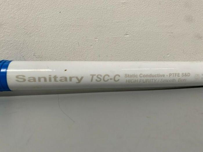 Used Ace Sanitary SL100A-TC 24" Silicon Hose w/ 1" Sanitary Fittings