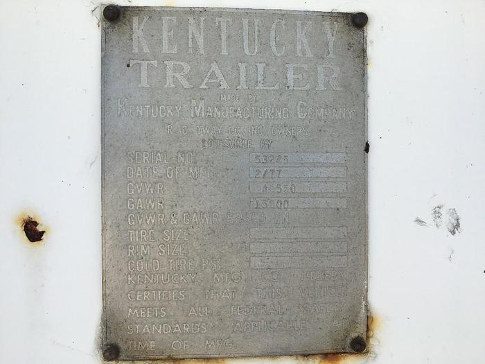 Used 1980 KENTUCKY VAN