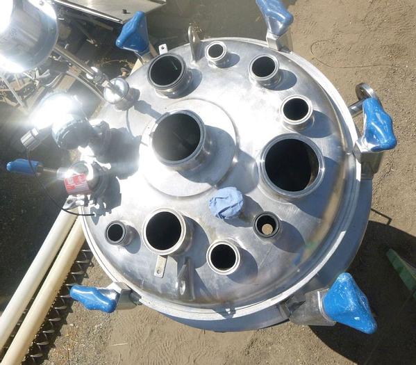 Used Reactor, 40 Gallon, 316L S/st, Jkt, 50 PSI, Precision, #S744229