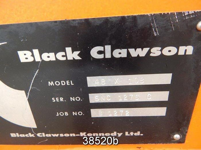 Used Black Clawson 108x48  Roll Splitter, 108x48" #38520
