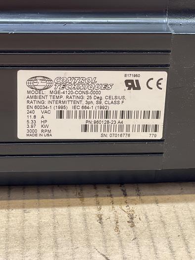 Used Control Techniques MGE-4120-CONS-0000
