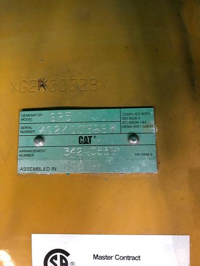 Caterpillar generators Marine Tier II with class certificates