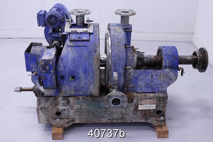 Used Sprout Waldron R20EMAII Double Disc Refiner, 20" Rotor #40737