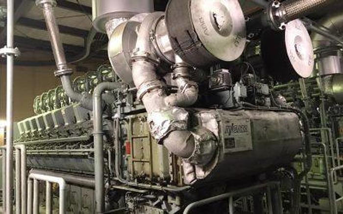 Used Niigata 18V22AG gas generator two sets in excellent working condition.