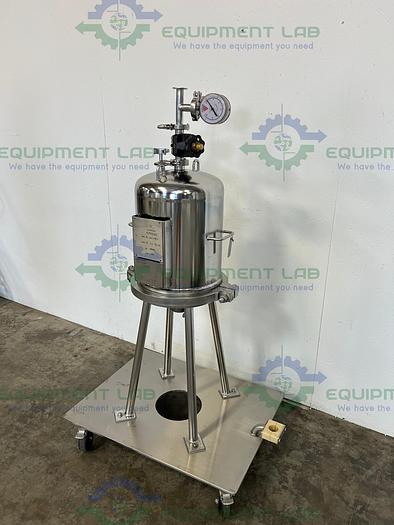 Used Begerow Beco-Integra Stainless Steel Filter Housing w/ Valves, 12" SS Housing