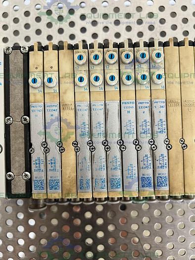 Used Festo  533342, 533349 , 533347 Solenoid Valves