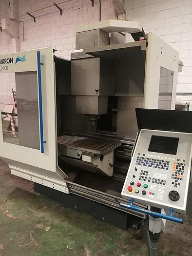 Usado CENTRO DE MECANIZADO VERTICAL MIKRON VCP-800 (Año 2001)