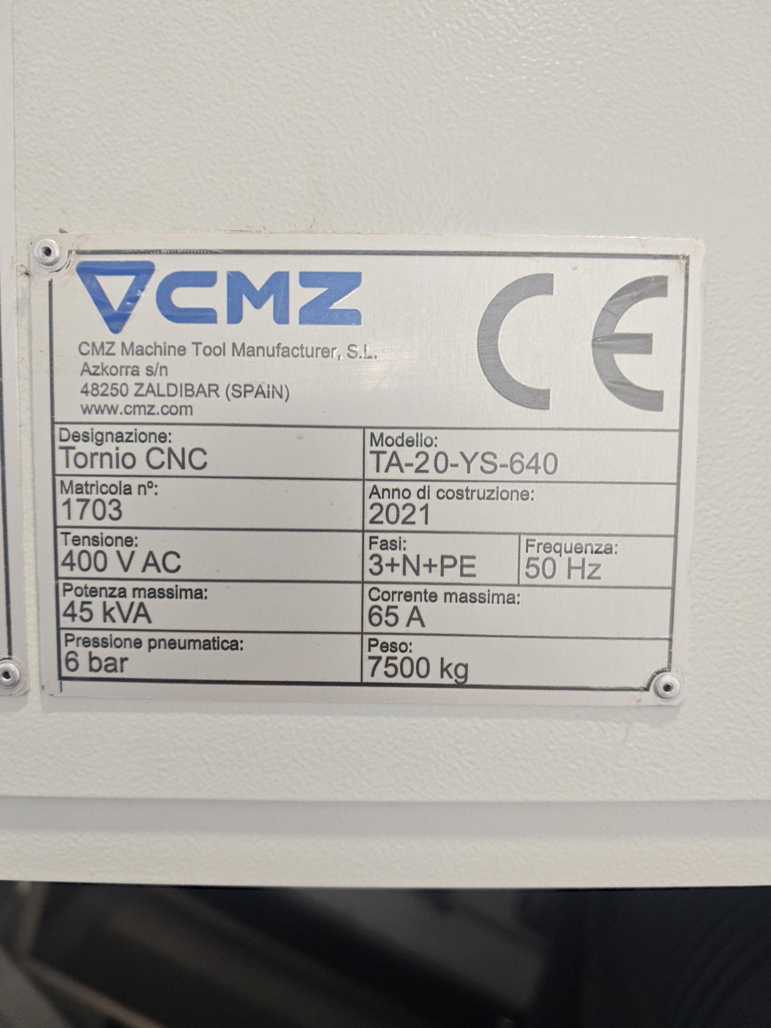 Used 2010 CMZ TC 25YS/800 GANTRY GL20
