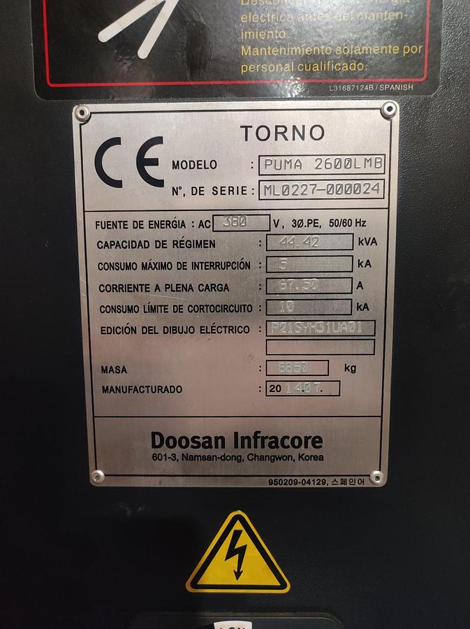 Used 2014 Doosan Puma 2600LMB