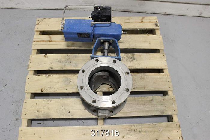 Used Neles Jamesbury R21CA08CCJK 8" V-Ball Control Valve #31781