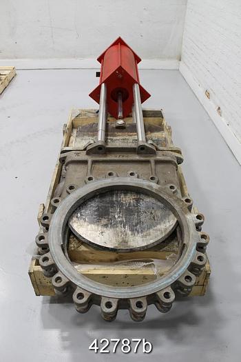 Used North Port Valves 24" Air Operated Knife Gate Valve #42787