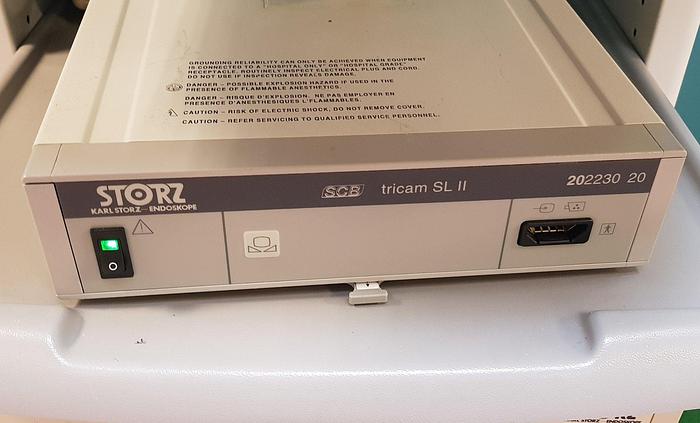 Used Carl Storz Endoskopie Workstation SCR tricam SL II 202230 20 Aida Compact Tulip Vision Line MPD 129