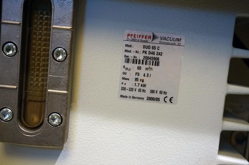 Used PlasmaFinish   V55-G