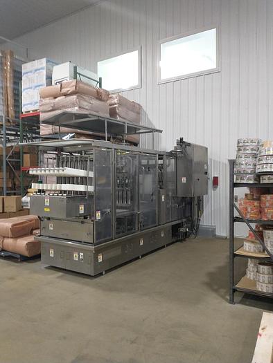 Used Modern Packaging Model MP 606 SL 1 x 8 Filling Machine