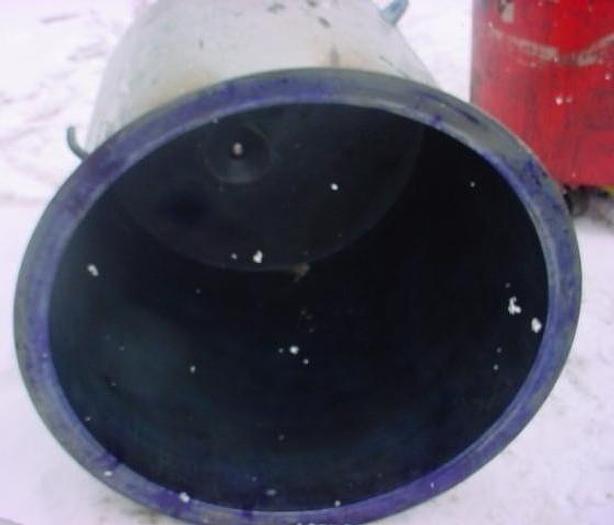 Used 125 GALLON PORTABLE MIX TANK – C/S – 35.75 in. DIA. X 38 in