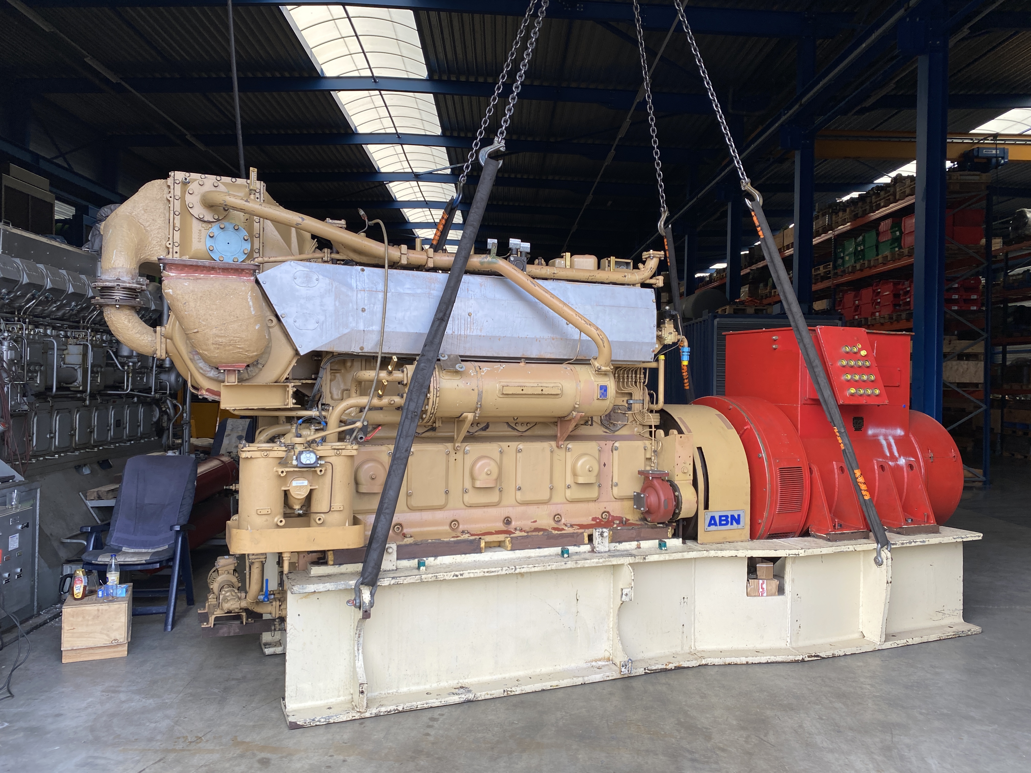 Used MAK 6M282 GEN.SET 1210 KVA