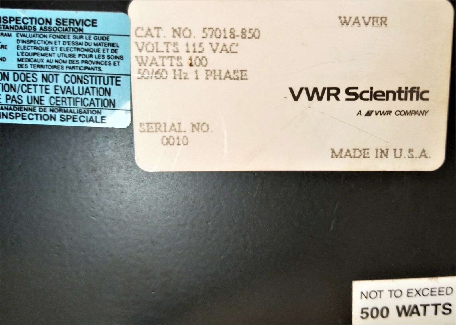 Used VWR "The Waver" 57018-850 Orbital Shaker