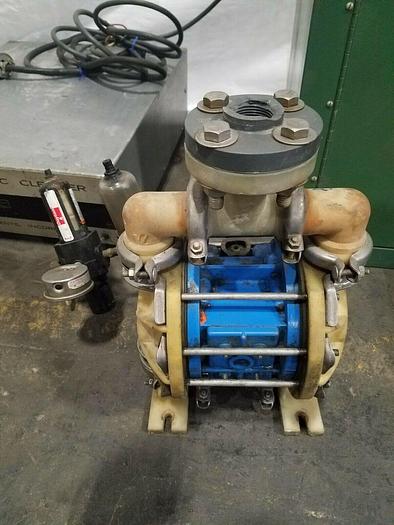 Used 1" Diaphragm Pneumatic Pump for water or chemical in unknown condition