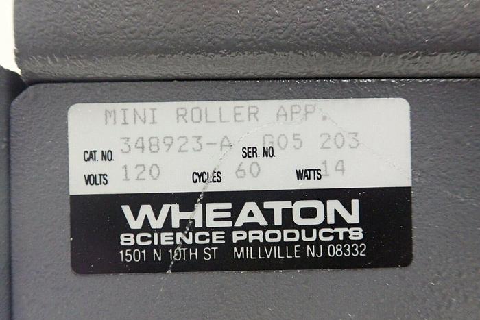 Used Wheaton Science Products 348923-A Small Bench Top Roller Culture Apparatus
