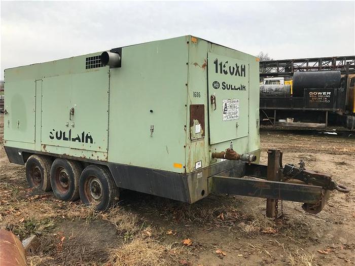 Used 2003 Sullair 1150 cfm / 350 psi Air Compressor - Towable