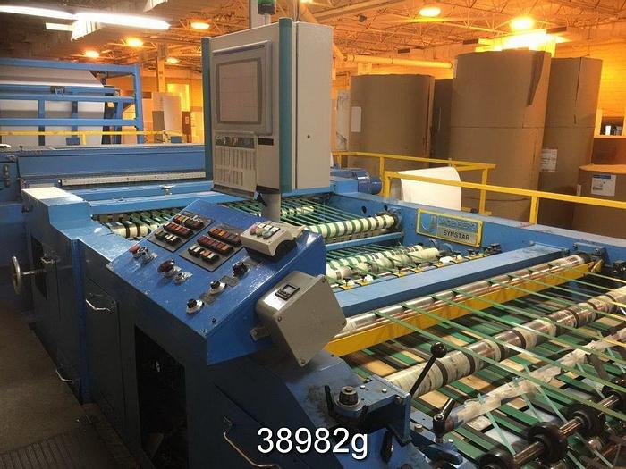 Used Jagenberg  SYNSTAR-E 1996 Dual Rotary Knife Sheeter, 65" Sheet Width #38982