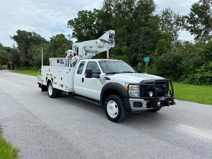 Used 2014 Ford F550 4x4 Altec AT40-MH 45ft Man-1/2 Bucket Truck - P49397