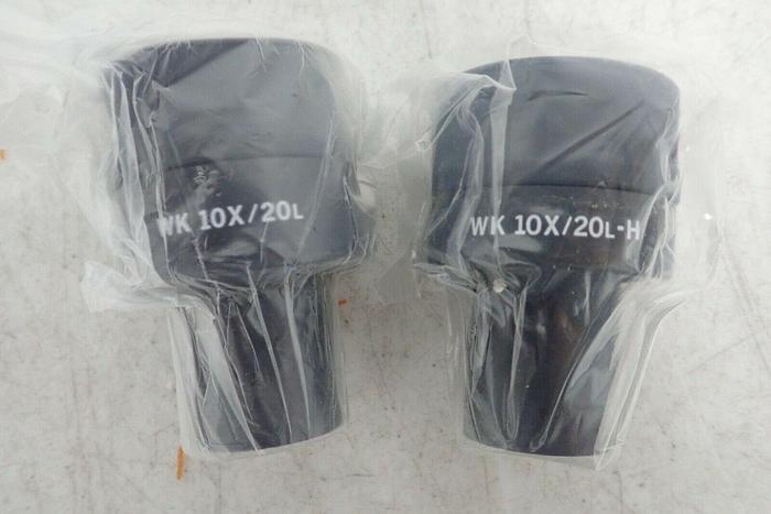 Used Olympus BH-2 Microscope Body Frame with 5 SPlan Objectives, WK 10X/20L Eyepieces