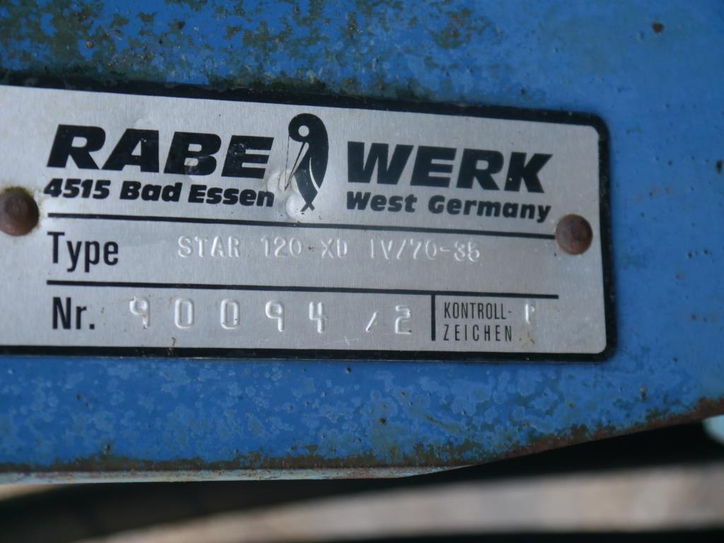 Used Rabe Star 120 Plough